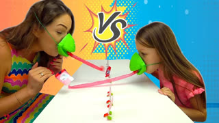 НОВЫЕ ЧЕЛЛЕНДЖИ 2018 - ЛИЗНИ ЧЕЛЛЕНДЖ У Кого Язык Длиннее TIC TAC TONGUE Game Challenge / Вики Шоу
