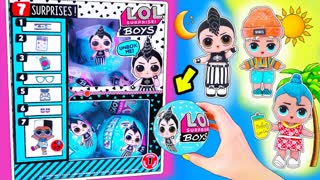 Целая Коробка МАЛЬЧИКОВ Куклы Лол Сюрприз! LOL Surprise BOYS series 1 ! Видео для Детей с Игрушками